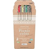 Amazon.co.jp: 三菱鉛筆 ゲルボールペン ユニボールワン 0.38